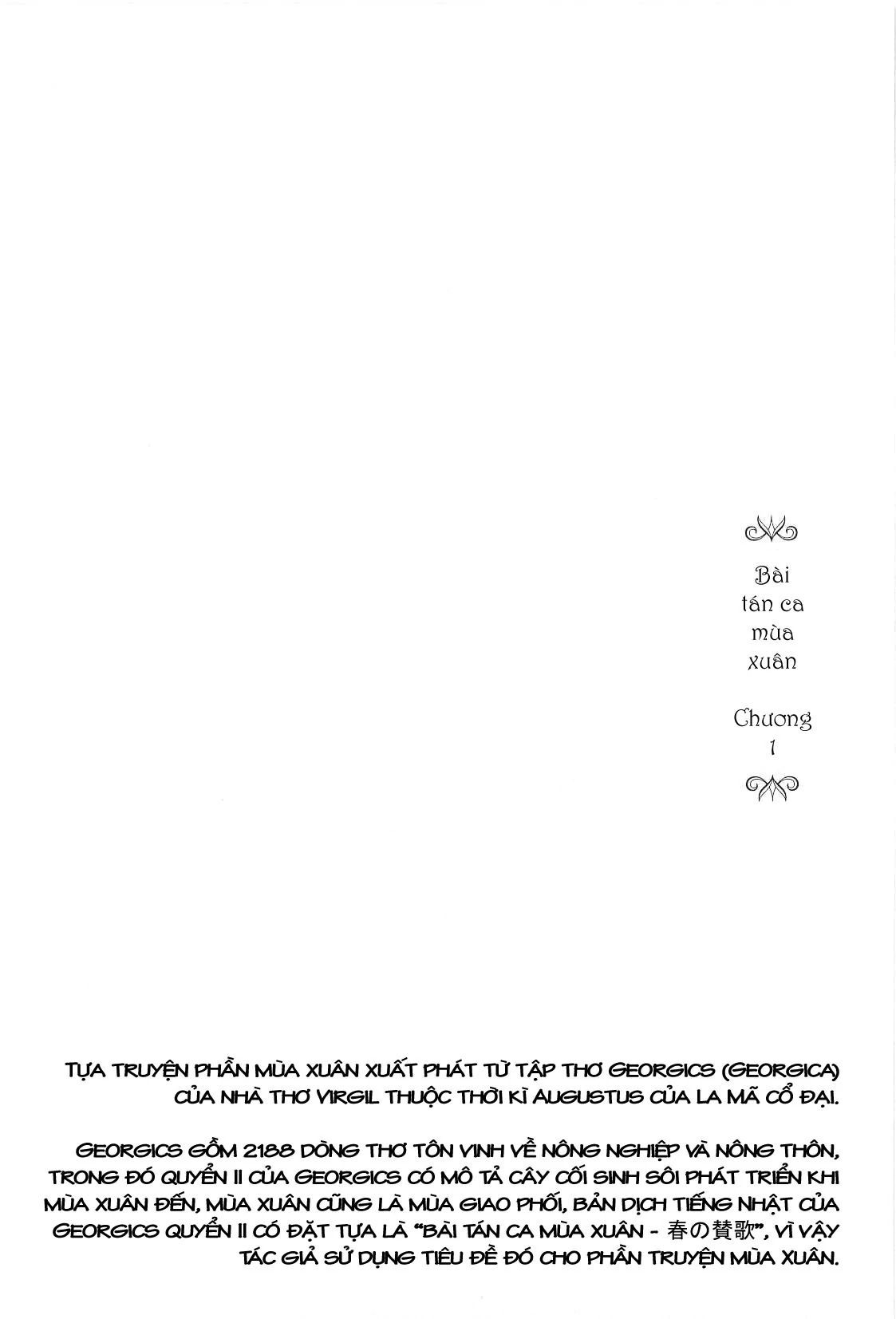 Under The Rose - Phần Truyện Mùa Xuân - chap1 - Trang 4